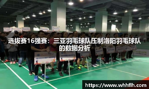 选拔赛16强赛：三亚羽毛球队压制洛阳羽毛球队的数据分析