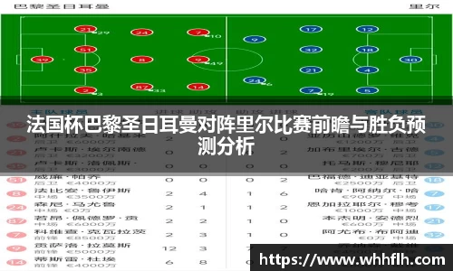 法国杯巴黎圣日耳曼对阵里尔比赛前瞻与胜负预测分析